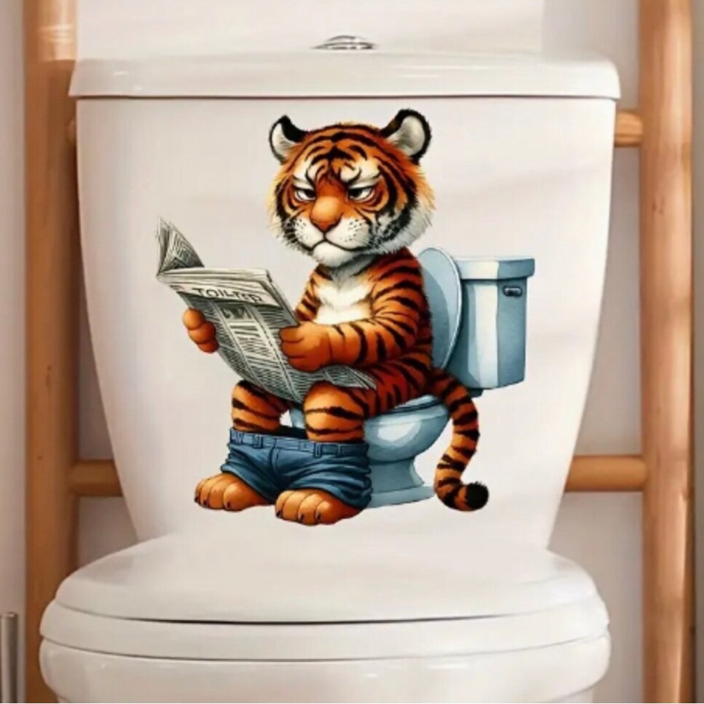 NEW Cute Tiger Decal perfect for DIY projects, anywhere room decor,